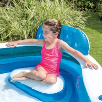 Piscine gonflable familiale avec sièges