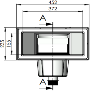 Skimmer 15 L pour piscine coque