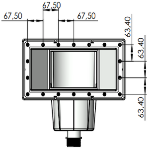 Skimmer 15 L pour piscine coque
