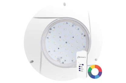 Pièces détachée Projecteur LED plat Seamaid 90 LED 16W avec télécommande - RGB